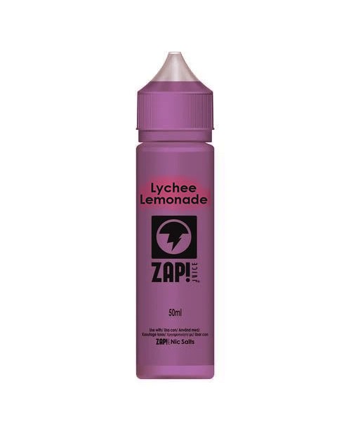 LYCHEE LEMONADE E LIQUID BY ZAP! JUICE 50ML 70VG