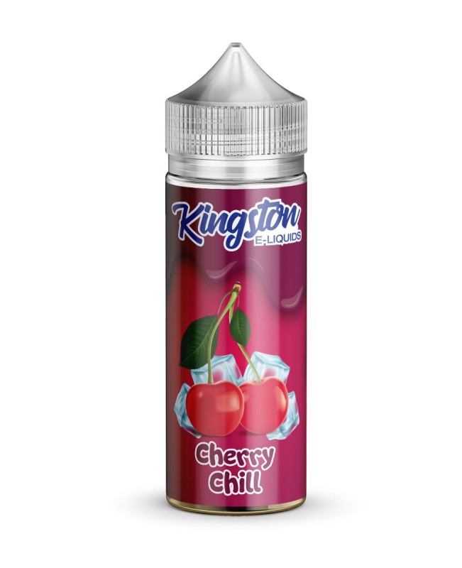 CHERRY CHILL E LIQUID KINGSTON MENTHOL 100ML 70VG