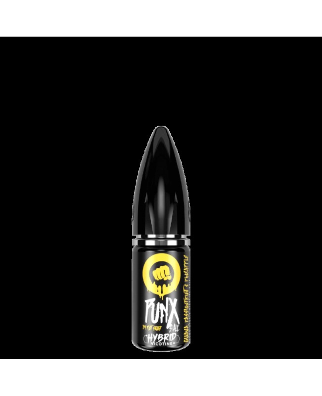 GUAVA PASSIONFRUIT & PINEAPPLE HYBRID NICOTINE SALT E-LIQUID BY PUNX RIOT SQUAD SALT