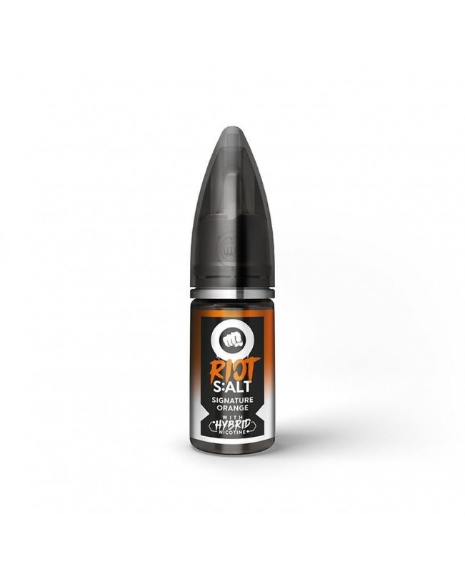 SIGNATURE ORANGE HYBRID NICOTINE SALT E-LIQUID BY RIOT SQUAD SALT