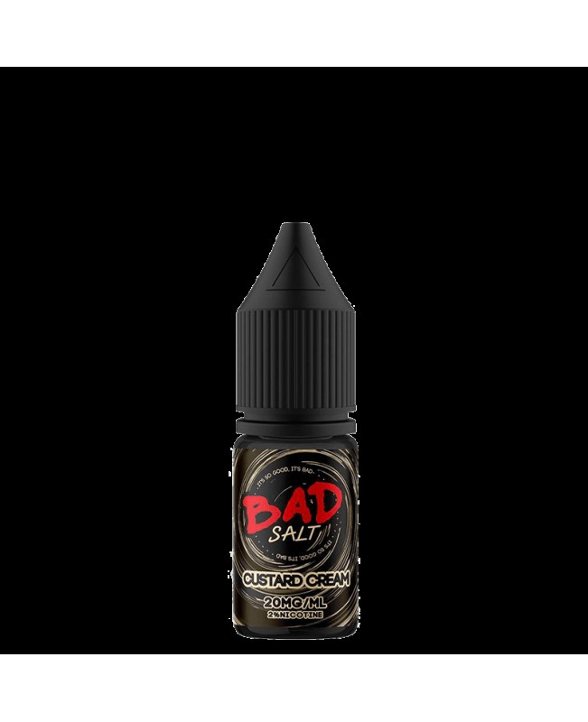 CUSTARD CREAM NICOTINE SALT E-LIQUID BY BAD SALT