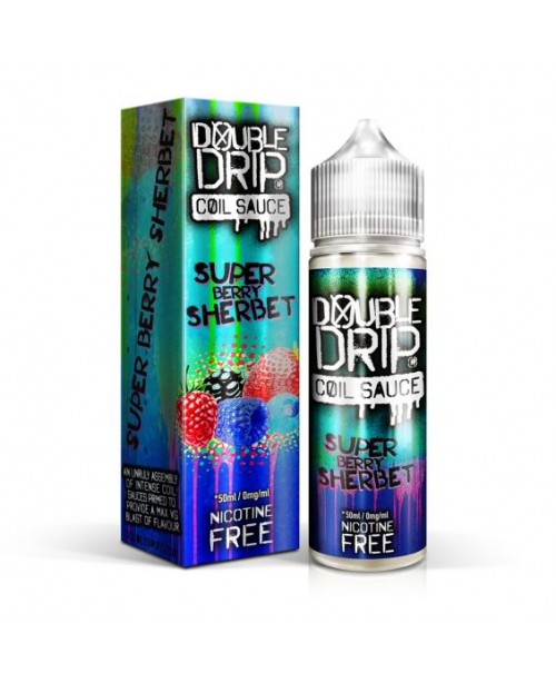 SUPER BERRY SHERBET E LIQUID BY DOUBLE DRIP 50ML 8...