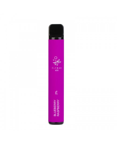 Blueberry Raspberry Elf Bar 600 Puffs Disposable V...