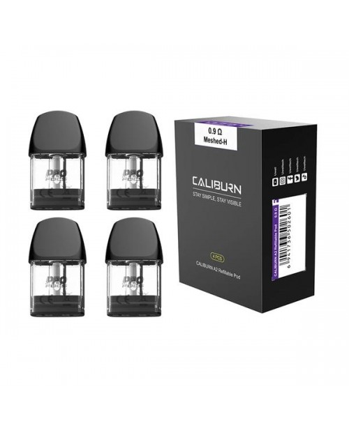 Uwell Caliburn A2 Replacement Pods - 0.9 Ohm - 2.0...