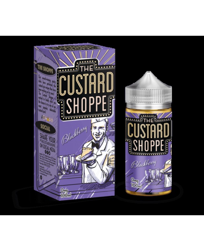 BLACKBERRY E LIQUID BY THE CUSTARD SHOPPE 100ML 75VG