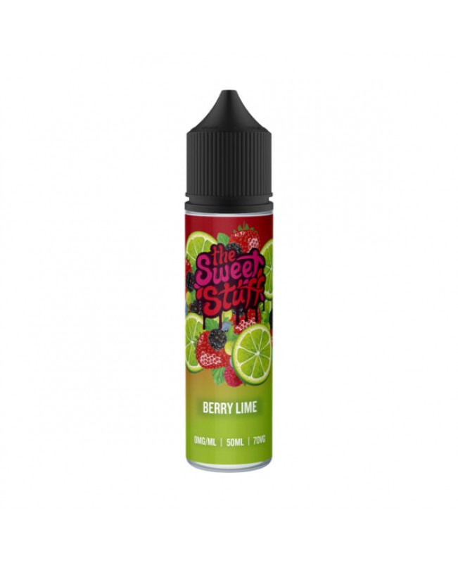 BERRY LIME E LIQUID BY THE SWEET STUFF 50ML 70VG