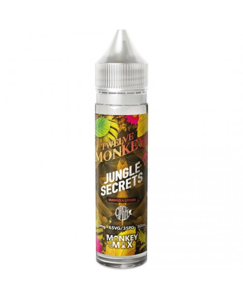 JUNGLE SECRETS E LIQUID BY TWELVE MONKEYS 50ML 65V...