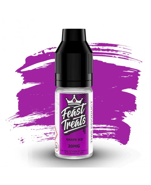 GRAPE ICE NICOTINE BAR SALTS E LIQUID BY FEAST TRE...