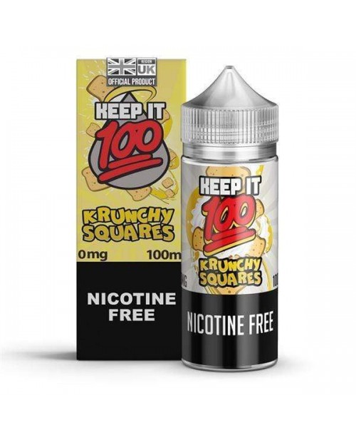 KRUNCHY SQUARES E LIQUID BY KEEP IT 100 100ML 70VG