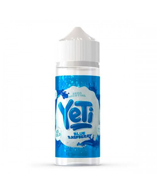 BLUE RASPBERRY E LIQUID BY YETI E LIQUIDS 100ML 70...