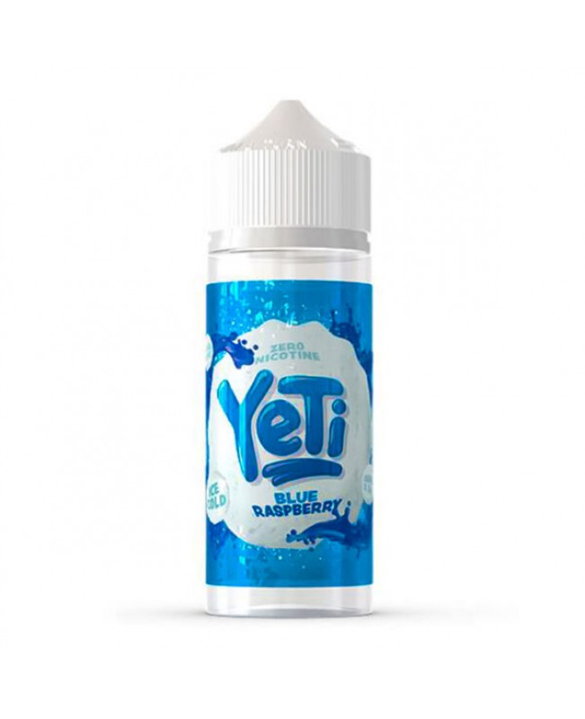 BLUE RASPBERRY E LIQUID BY YETI E LIQUIDS 100ML 70VG