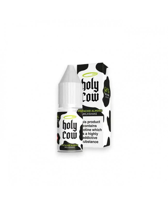 PISTACHIO ALMOND MILKSHAKE NICOTINE SALT E LIQUID BY HOLY COW 10ML 50VG