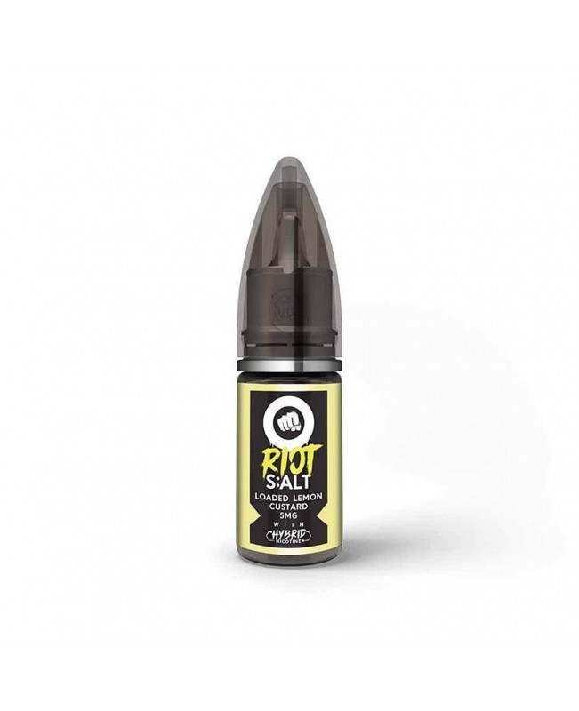 LOADED LEMON CUSTARD HYBRID NICOTINE SALT E-LIQUID BY RIOT SQUAD SALT