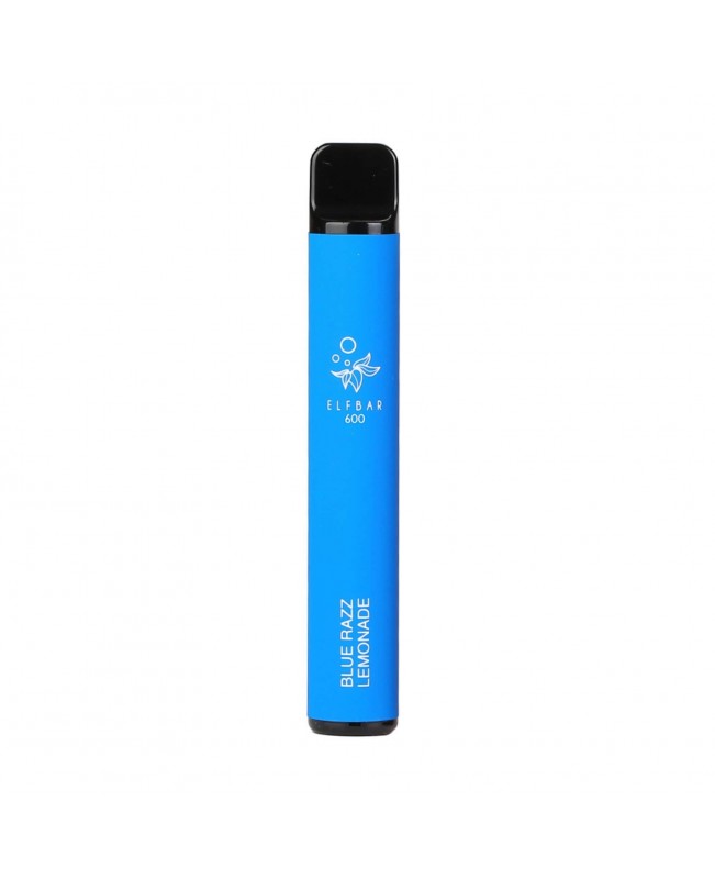 Blue Razz Lemonade Elf Bar 600 Puffs Disposable Vape