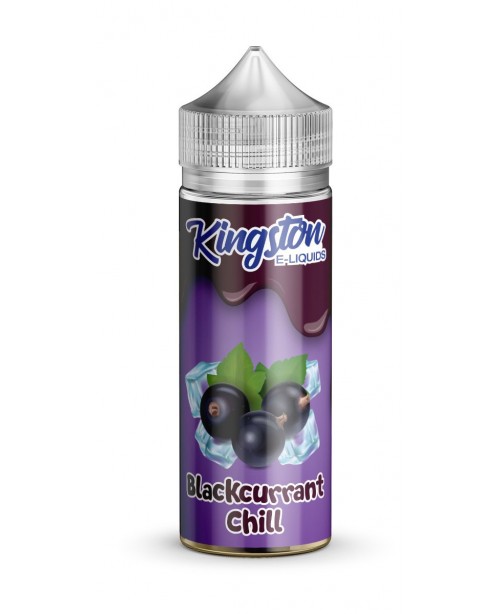 BLACKCURRANT CHILL E LIQUID KINGSTON MENTHOL 100ML...