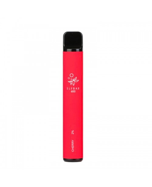 Cherry Elf Bar 600 Puffs Disposable Vape