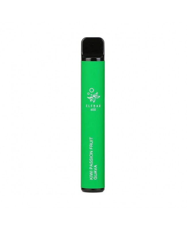 Elf Bar Kiwi Passion Fruit Guava / Elf Bar 600 Puffs Disposable Vape