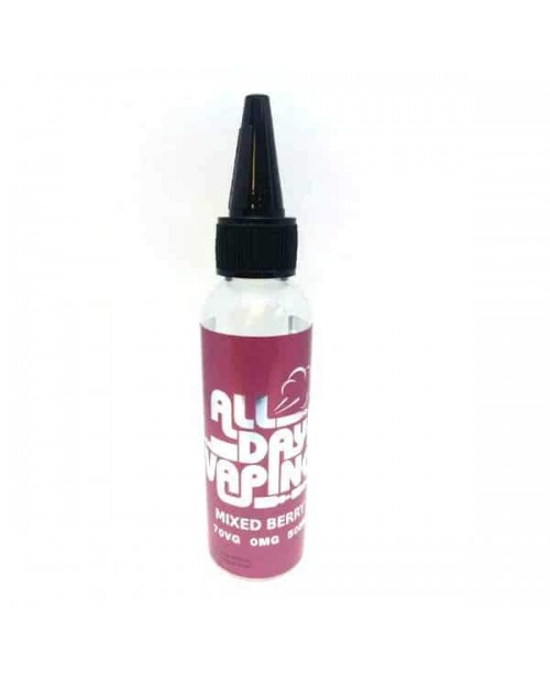 MIXED BERRIES E LIQUID BY ALL DAY VAPING 50ML 70VG