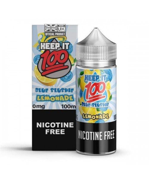 BLUE SLUSHIE LEMONADE E LIQUID BY KEEP IT 100 100M...