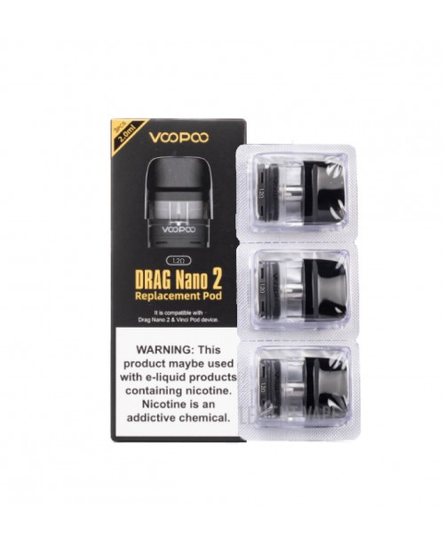 Voopoo Drag 2 Nano Replacement Pods - 2ml - 3 Pack