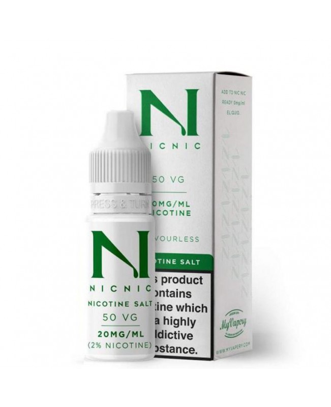 NIC NIC 50/50 NICOTINE SALT BOOSTER SHOT