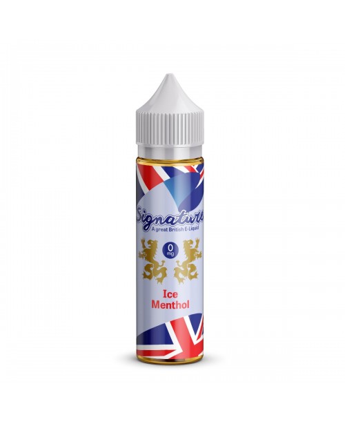 ICE MENTHOL E LIQUID BY SIGNATURE 50ML 50VG