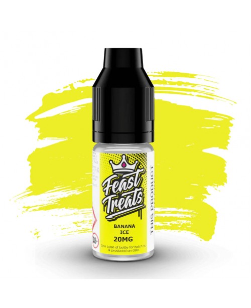 BANANA ICE NICOTINE BAR SALTS E LIQUID BY FEAST TR...