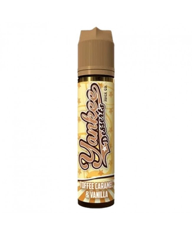 TOFFEE CARAMEL VANILLA E LIQUID BY YANKEE JUICE CO - DESSERTS 50ML 70VG