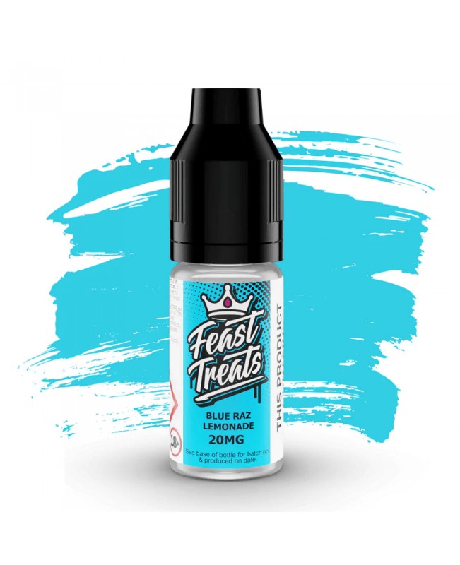 BLUE RAZZ LEMONADE NICOTINE BAR SALTS E LIQUID BY FEAST TREATS