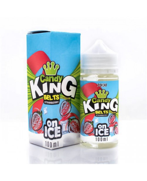 STRAWBERRY BELTS ON ICE E LIQUID BY CANDY KING 100...