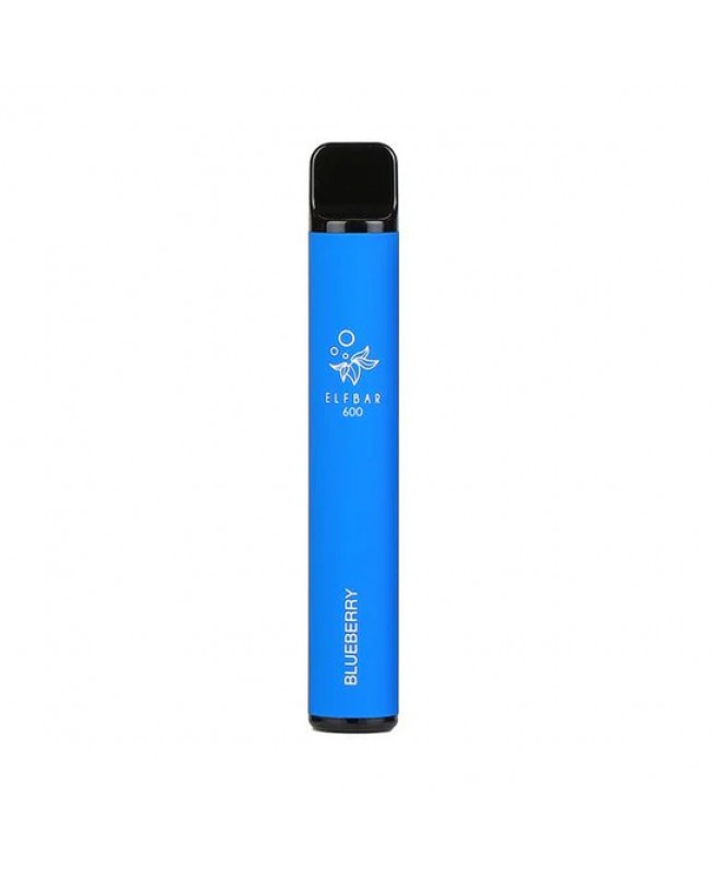 Blueberry Elf Bar 600 Puffs Disposable Vape