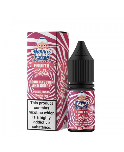 SOUR PASSION AND BERRY NICOTINE SALT E-LIQUIDS BY ...