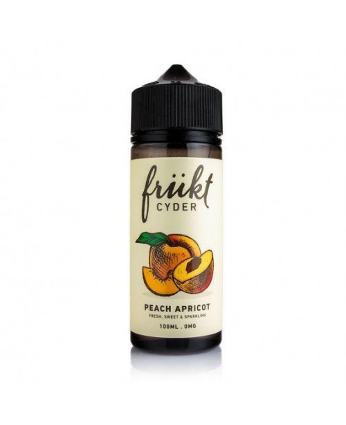 PEACH APRICOT E LIQUID BY FRUKT CYDER 100ML 70VG