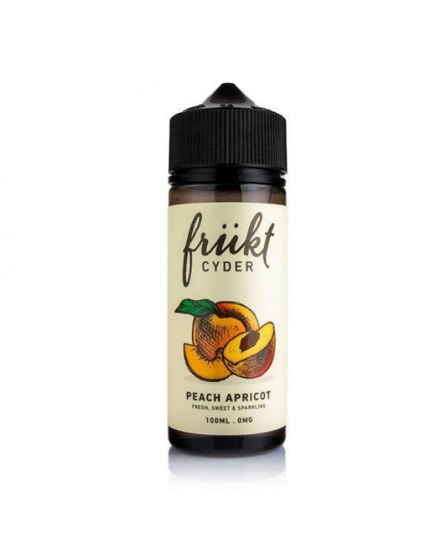 PEACH APRICOT E LIQUID BY FRUKT CYDER 100ML 70VG