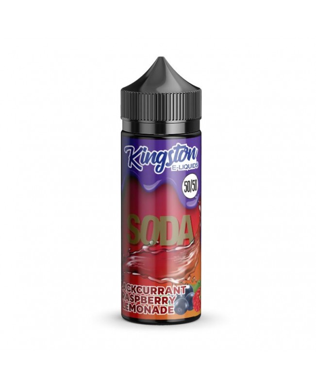 BLACKCURRANT RASPBERRY LEMONADE E LIQUID KINGSTON 50/50 SODA 100ML 50VG