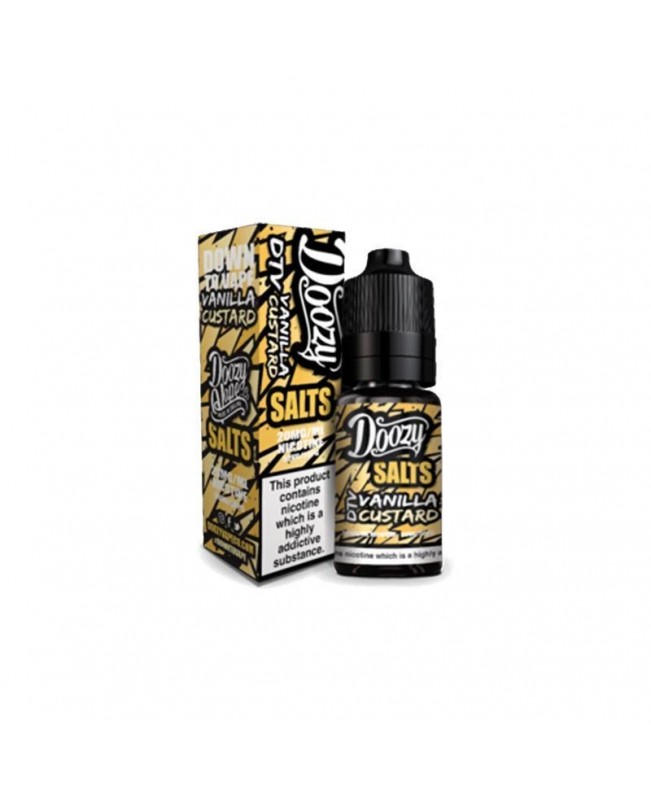 VANILLA CUSTARD NICOTINE SALT E-LIQUID BY DOOZY SALTS