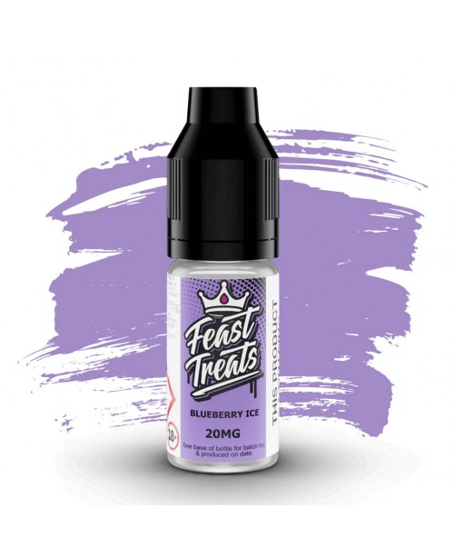 BLUEBERRY ICE NICOTINE BAR SALTS E LIQUID BY FEAST...