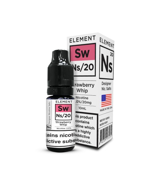 STRAWBERRY WHIP NICOTINE SALT E-LIQUID BY NS20 - E...