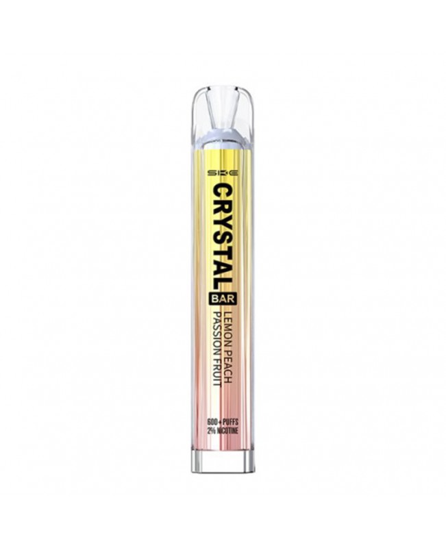 Lemon Peach Passionfruit By SKE Crystal 600 Puffs Disposable Vape