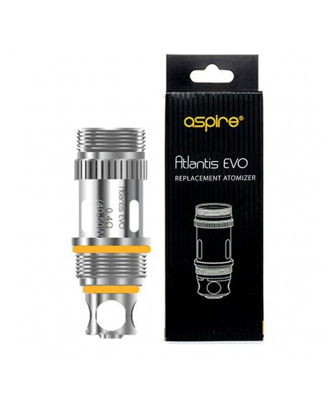 ASPIRE ATLANTIS EVO VAPE ATOMIZER REPLACEMENT COIL HEADS