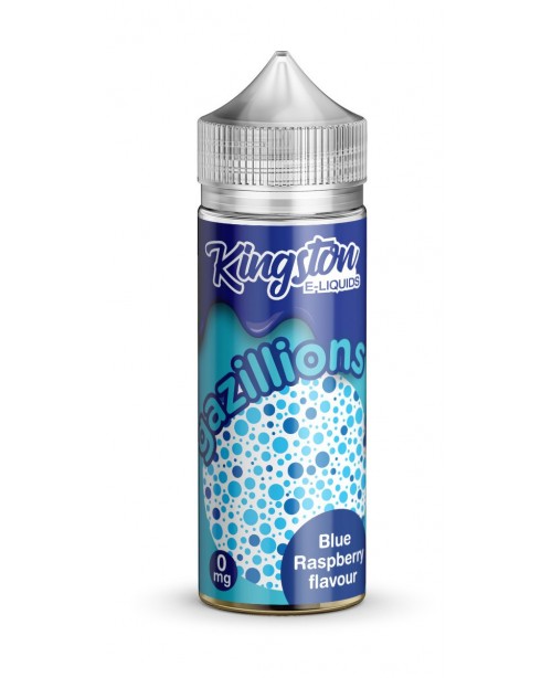 BLUE RASPBERRY E LIQUID KINGSTON GAZZILIONS 100ML ...