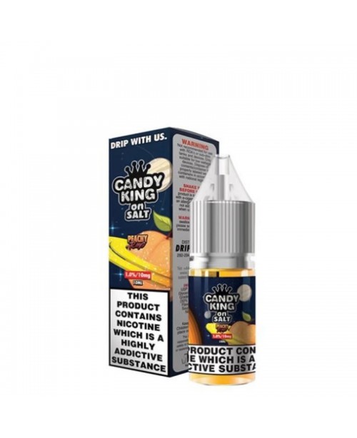 PEACHY RINGS NICOTINE SALT E-LIQUID BY CANDY KING ...