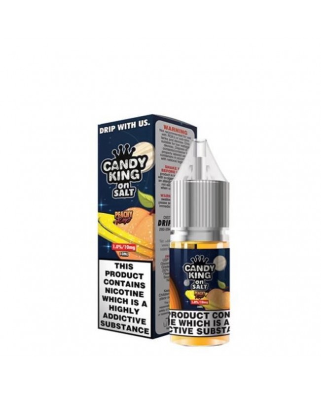 PEACHY RINGS NICOTINE SALT E-LIQUID BY CANDY KING ON SALT