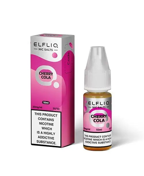 CHERRY COLA NICOTINE SALT E-LIQUID BY ELFLIQ - ELF...