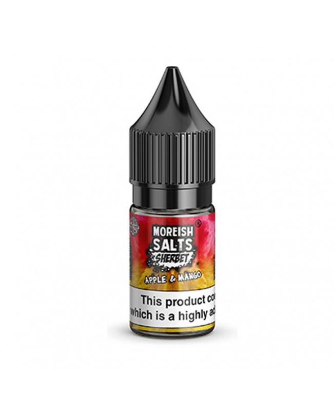 APPLE & MANGO SHERBET NICOTINE SALT E-LIQUID BY MOREISH SALTS