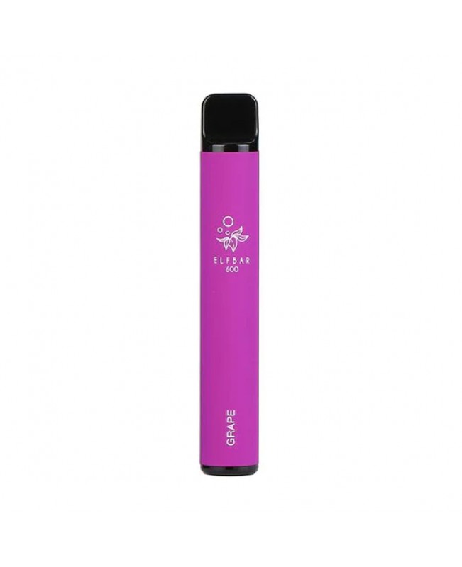 Grape Elf Bar 600 Puffs Disposable Vape