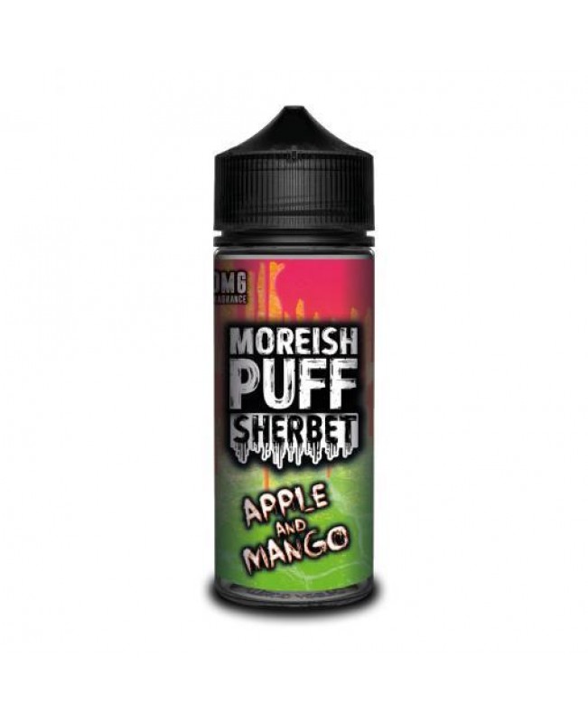 APPLE & MANGO E LIQUID BY MOREISH PUFF - SHERBET 100ML 70VG