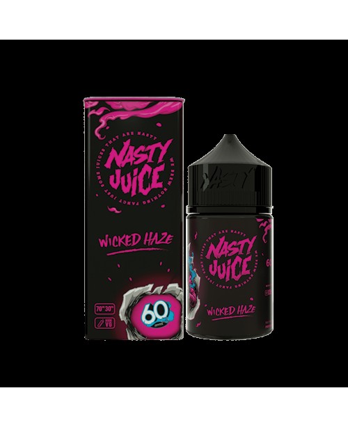 WICKED HAZE E LIQUID BY NASTY JUICE - 50ML SHORTFI...