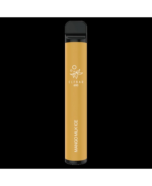 Mango Milk Ice Elf Bar 600 Puffs Disposable Vape