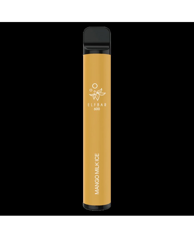 Mango Milk Ice Elf Bar 600 Puffs Disposable Vape